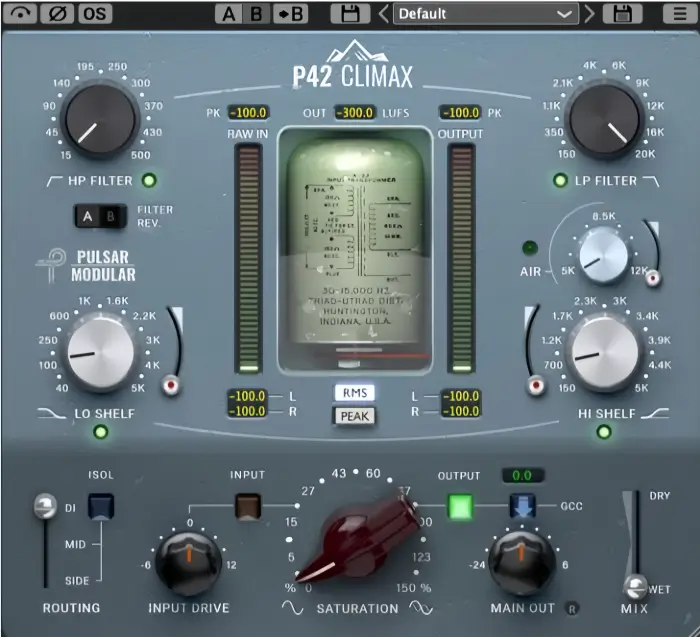 Pulsar Modular P42 Climax 母带全能染色均衡器混音插件WIN/MAC