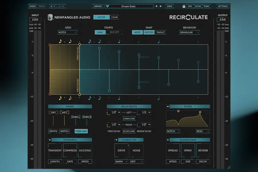 Newfangled Audio Recirculate多模式反馈延迟混响一体化插件 WIN