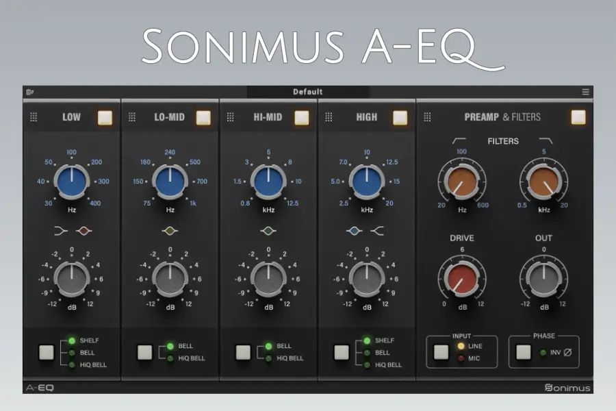 Sonimus A-EQ 模块化API 550B美式均衡器 MAC