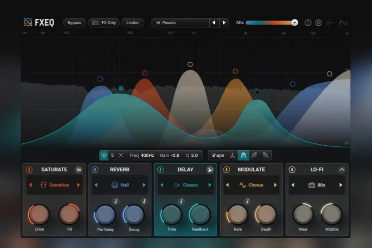iZotope FXEQ U2B 频谱效果均衡器 WIN/MAC