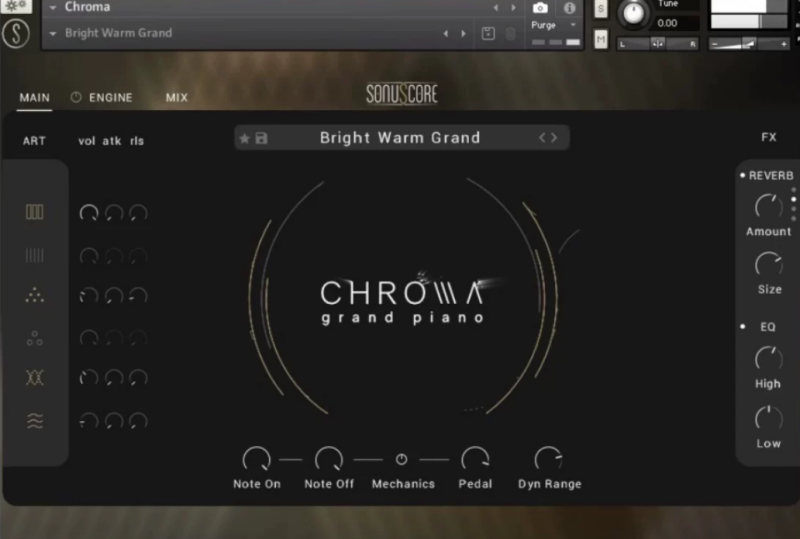 Chroma 创意声音钢琴音源 影视配乐 氛围 冥想音乐 Kontakt-Xmusix 行音悦