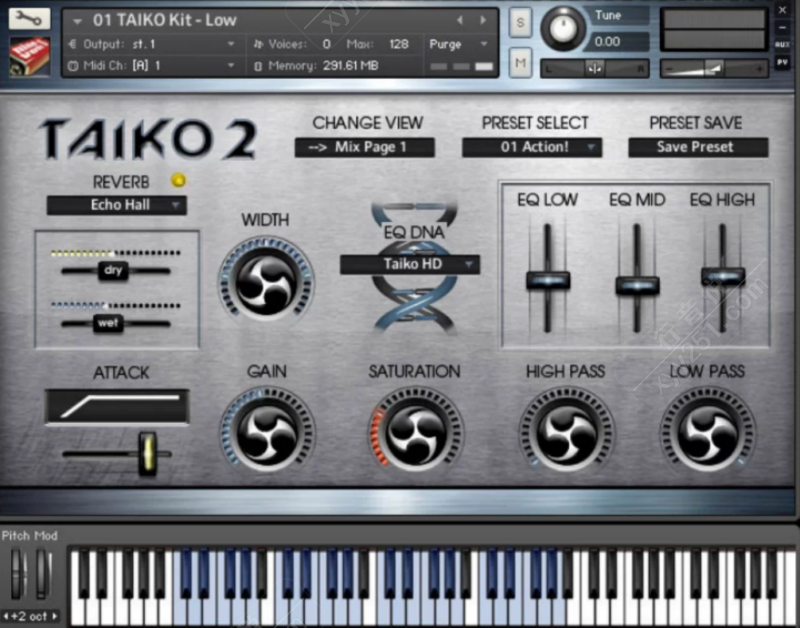 Taiko 2太鼓音源 Kontakt 东方和风影视配乐必备