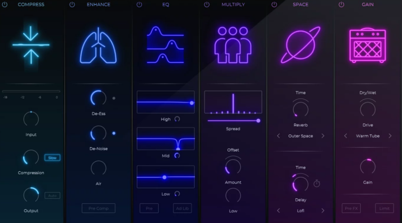 Cymatics VOXITY一体化人声混音压缩EQ人声增强混响饱和 WIN/MAC-Xmusix 行音悦
