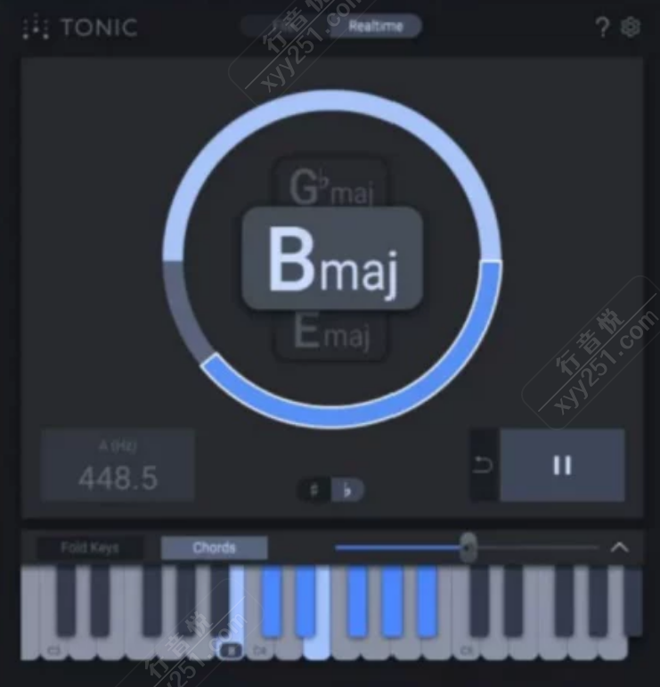 zplane tonic AI音阶检测器 实时调性分析工具软件
