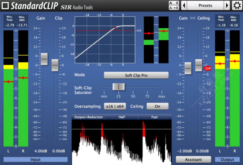 SIR Audio Tools CLIP 削波母带插件 峰值控制专业工具
