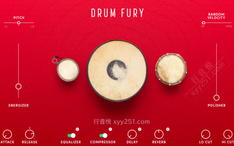 Sample Logic Drum Fury 国风 史诗影视打击乐 巨型声场  Kontakt-行音悦 - XYY