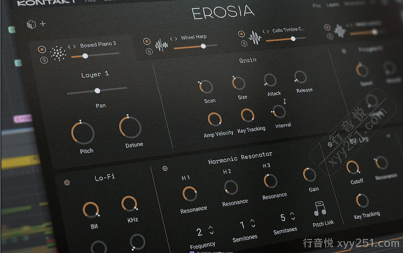 Erosia Kontakt音源 影视氛围声音设计