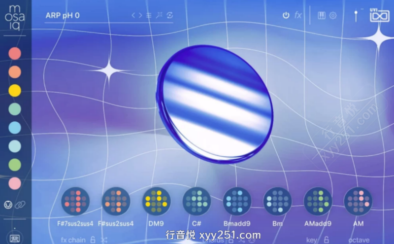 UVI Mosaiq 26音源工作站 一键单音触发和弦神器