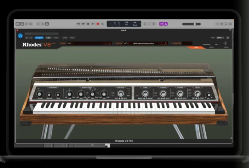 Rhodes V8复刻MK8电钢琴软音源 安装教程 WIN-Xmusix 行音悦