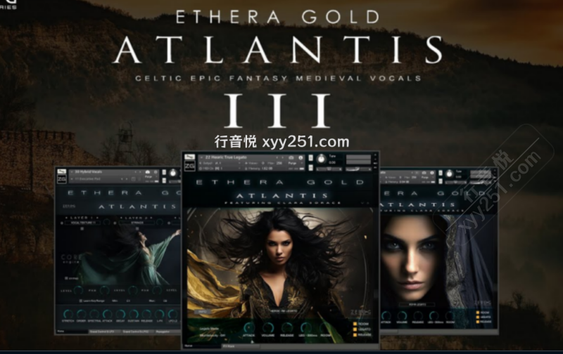 Zero-G Gold Atlantis凯尔特女声独唱Kontakt音源