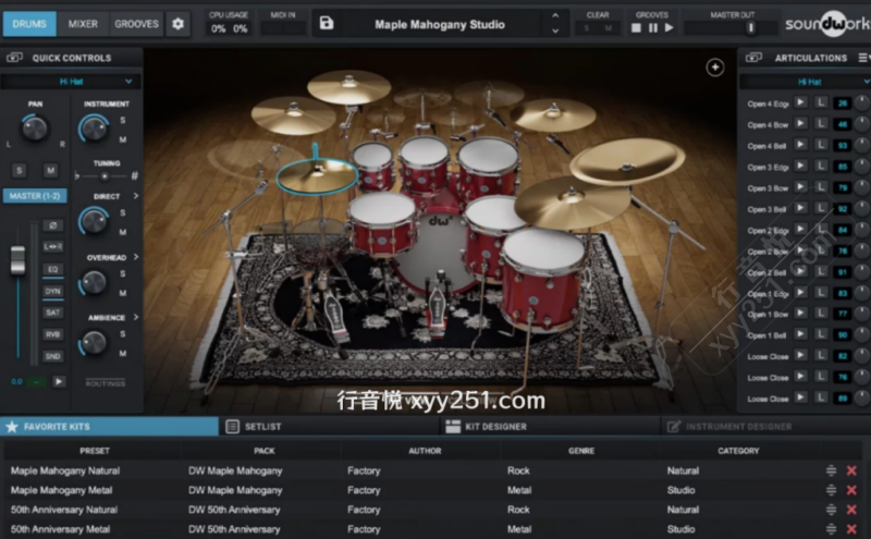 DW Soundworks罗兰鼓音源全扩展含安装教程