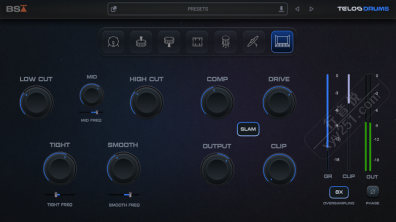 Black Salt Audio Telos Drums  AI鼓组一站式塑形插件 WIN/MAC-行音悦 - XYY