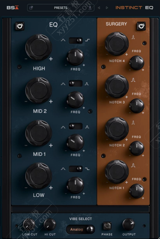 Salt Audio Instinct EQ四段均衡插件音频处理器