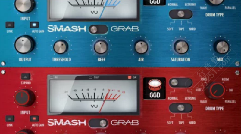 GetGood Drums Smash Grab 鼓混音一体化压缩EQ饱和插件 WIN/MAC-行音悦 - XYY
