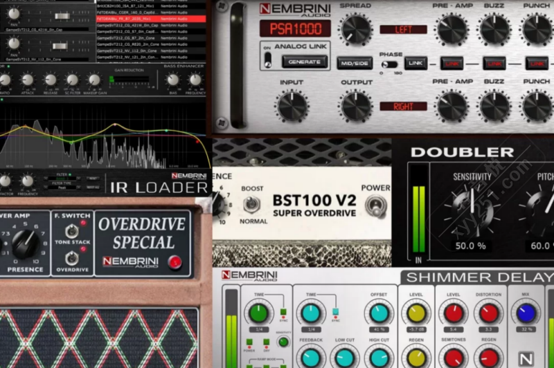 Nembrini Audio 插件音源全家桶58插件 吉他 贝斯 效果器 WIN/MAC-行音悦 - XYY