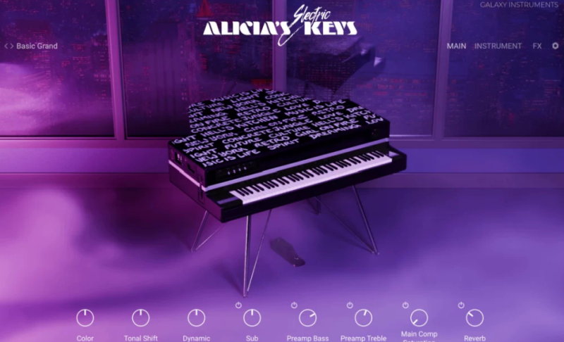 Alicias Electric Keys 爱丽丝 复古电钢琴 灵魂乐、RB、抒情-Xmusix 行音悦