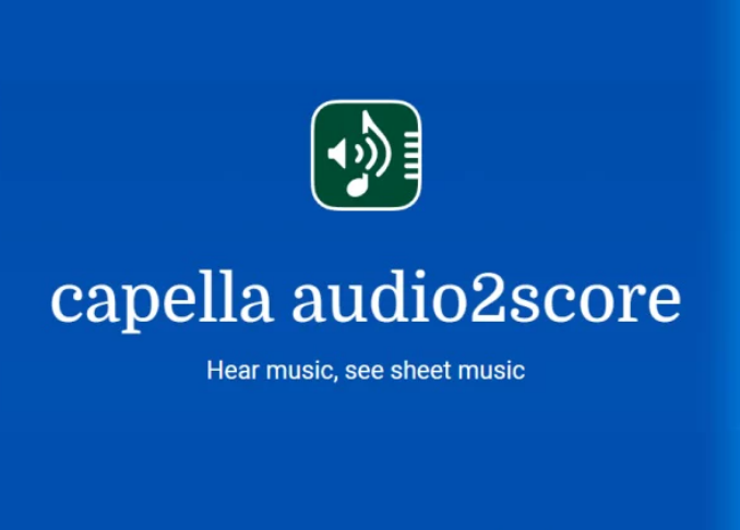 capella audio2score AI识别音频转五线谱 WIN/MAC-Xmusix 行音悦