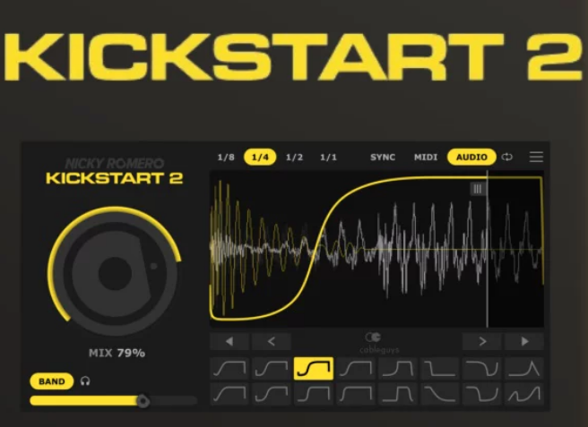 Kickstart2侧链插件电音神器 带安装教程 WIN/MAC-Xmusix 行音悦