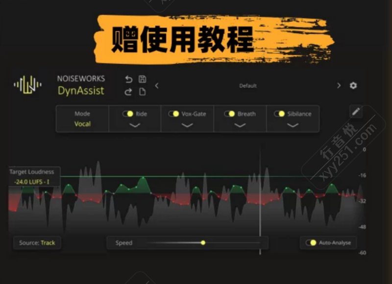 NoiseWorks DynAssist AI人声处理安装使用教程