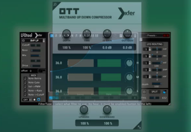 Xfer OTT LFO插件套装侧链电音神器 带安装教程 WIN/MAC-Xmusix 行音悦