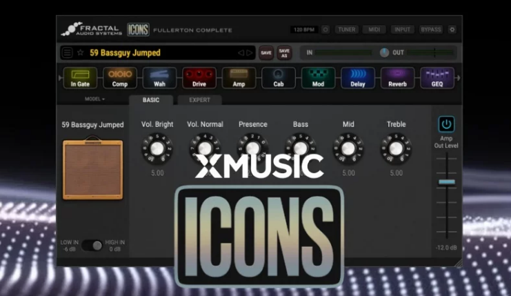 AXE Fractal Audio ICONS吉他贝斯效果器神器AXE软件版 WIN/MAC-Xmusix 行音悦