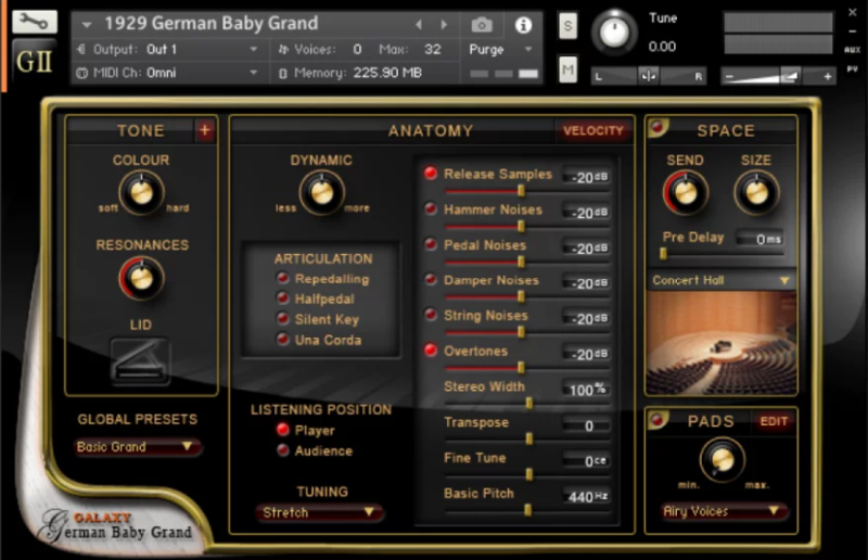 Galaxy Pianos II 斯坦威 贝森朵夫 博兰斯勒 音源合集 Kontakt-Xmusix 行音悦