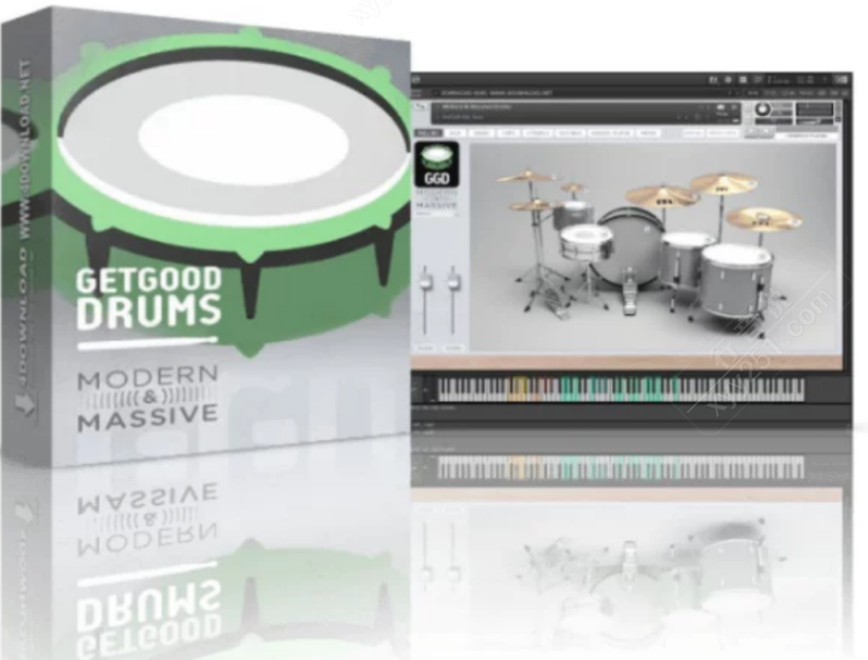 GetGood Drums现代朋克摇滚鼓音源 Kontakt