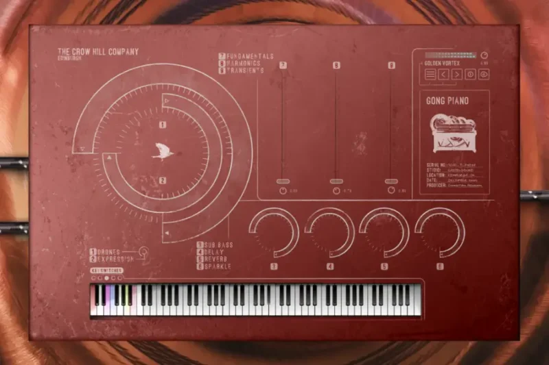 The Crow Hill Company Gong Piano 半音阶锣钢琴音源 WIN/MAC-行音悦 - XYY