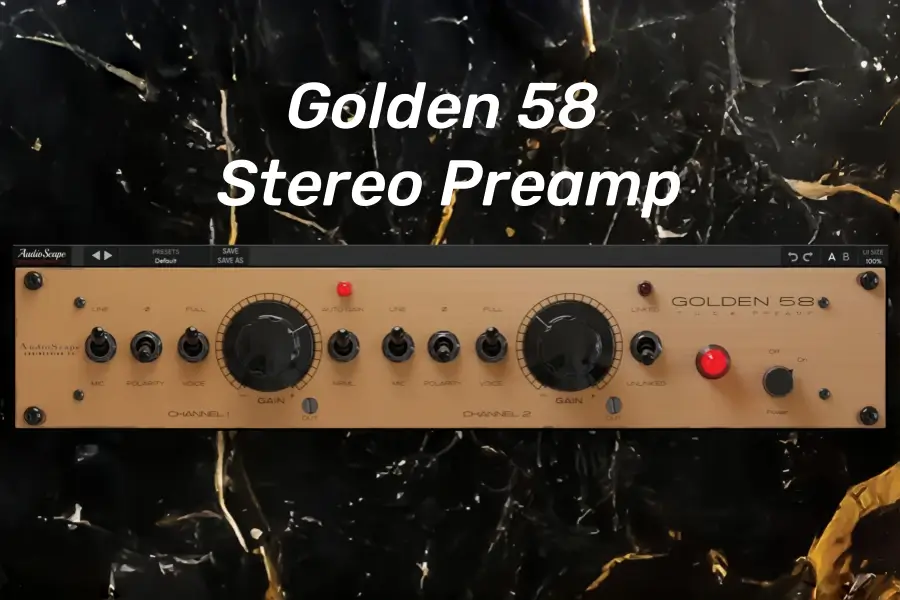 Kiive Audio Audioscape Golden 58 Preamp 电子管话放 饱和器