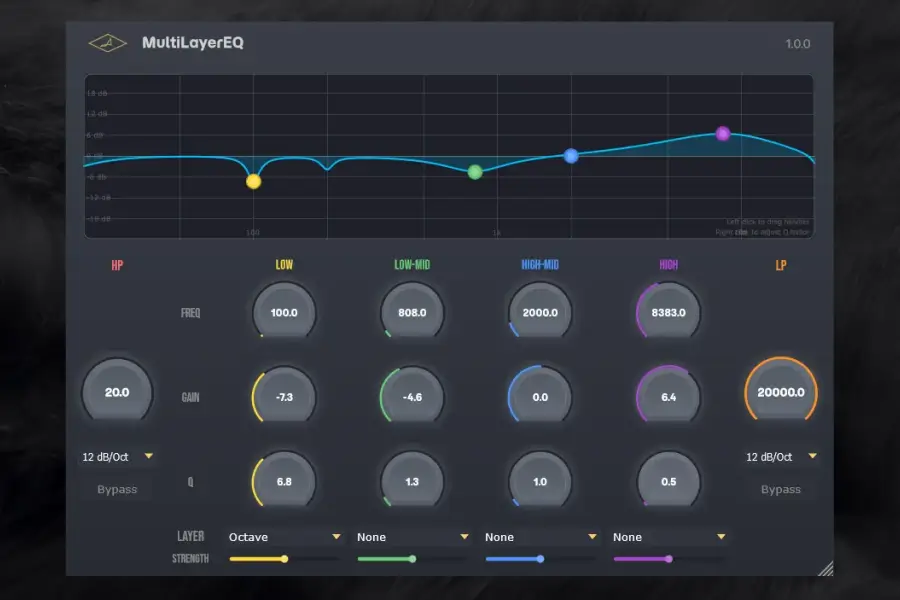 Elektra Magika MultiLayer EQ 音乐音程联动创新参量均衡器