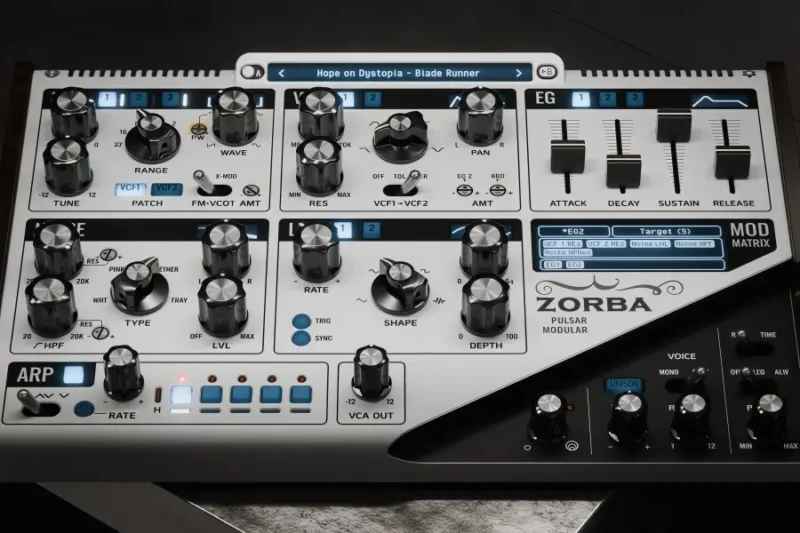 Pulsar Modular Zorba 半模块化复音单音合成器音源插件 WIN/MAC-行音悦 - XYY
