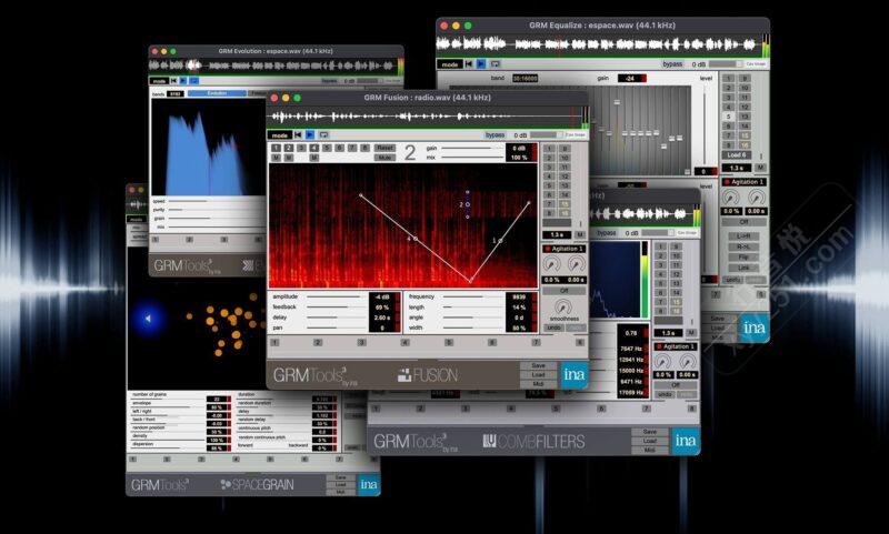 GRM Tools 声音设计插件合集 CombFilter/Doppler/Spaces WIN/MAC-行音悦 - XYY