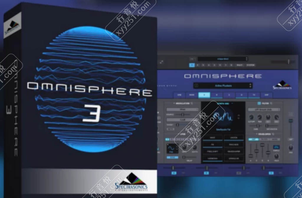 图片[1]-Omnisphere 3 四巨头合成器 （Spectrasonics 旗舰合成器）-行音悦 - XYY