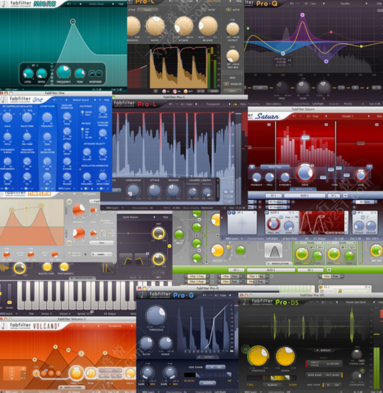Fabfilter 肥波 全套混音母带插件包含Q4C3-行音悦 - XYY