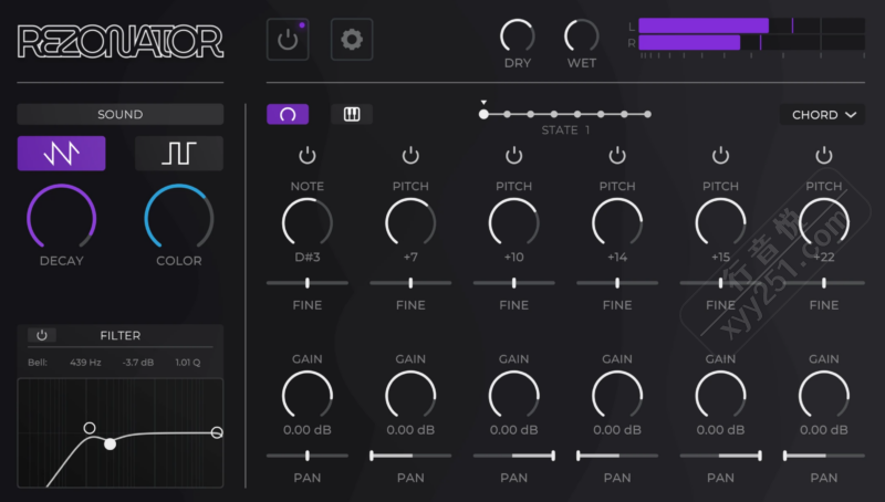 Xynth Audio Rezonator 谐波共振效果器