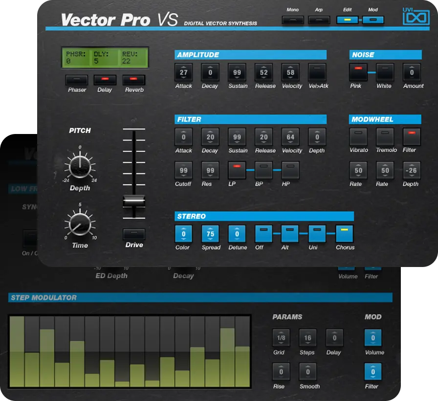 UVI Vector Pro 矢量合成器音源合集
