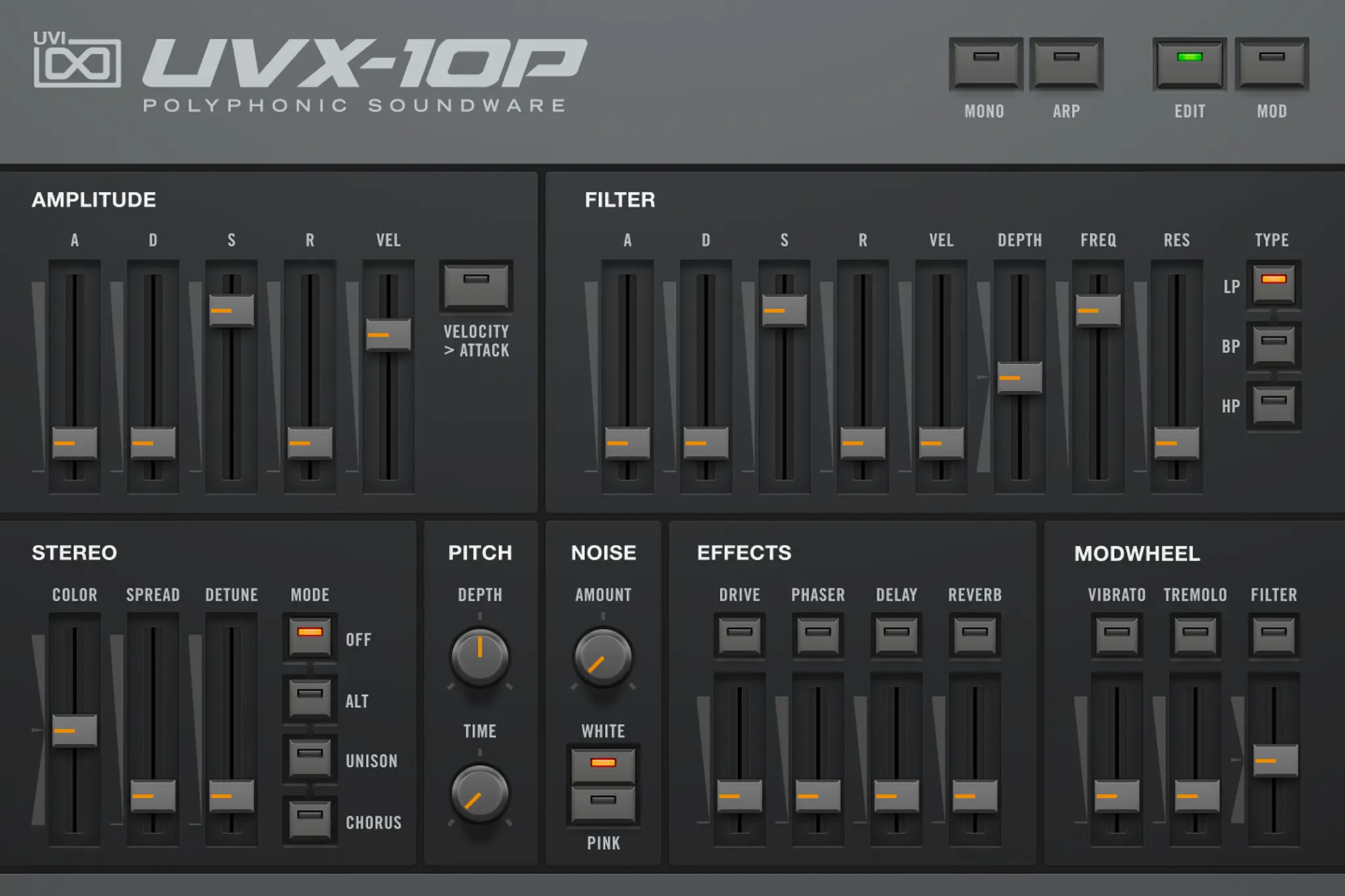 UVI UVX-10P 经典合成器音色库