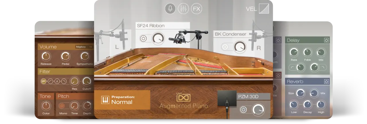 UVI Augmented Piano 创意准备钢琴工作站-行音悦 - XYY