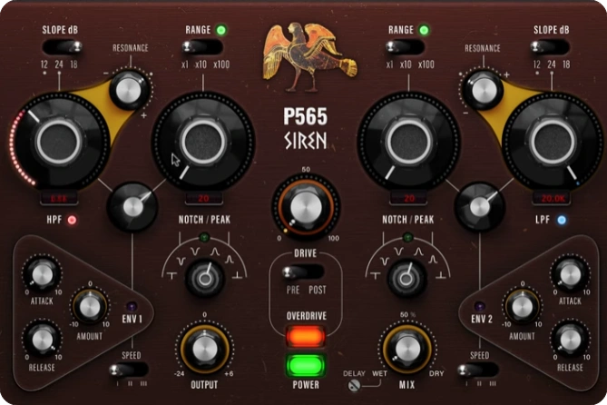 Pulsar Modular P565 Siren 滤波器WIN/MAC-行音悦 - XYY
