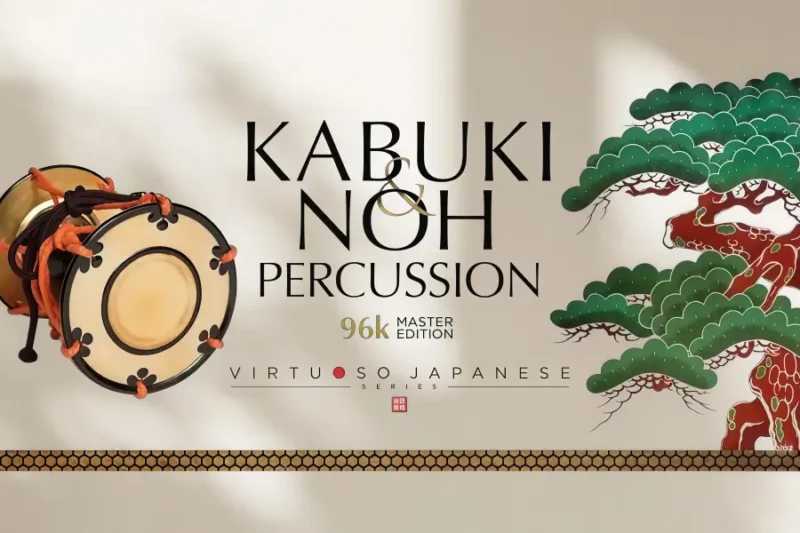 Sonica Instruments KABUKI and NOH PERCUSSION 96k Master Edition 歌舞伎能剧打击乐音色库 Kontakt-行音悦 - XYY