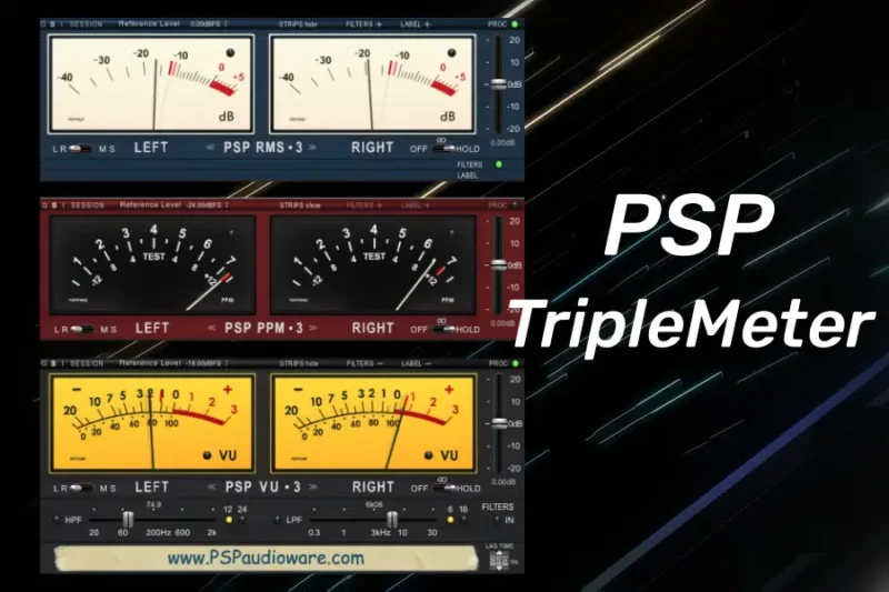 PSPaudioware PSP TripleMeter 三合一电平表 WIN/MAC-行音悦 - XYY