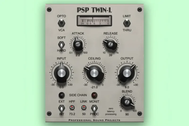 PSP Twin-L 双算法限制器 零延迟母带插件