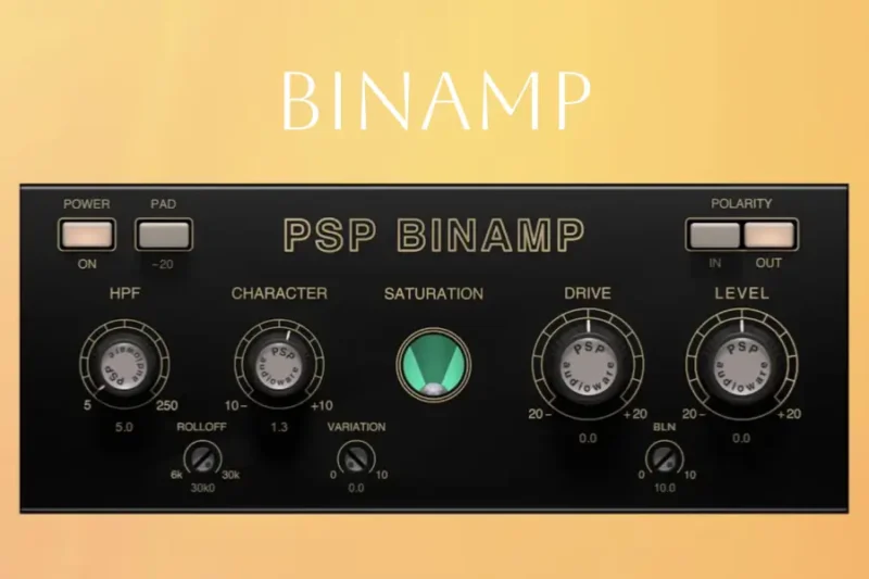 PSPaudioware PSP BinAmp 放大器饱和染色 WIN/MAC-行音悦 - XYY