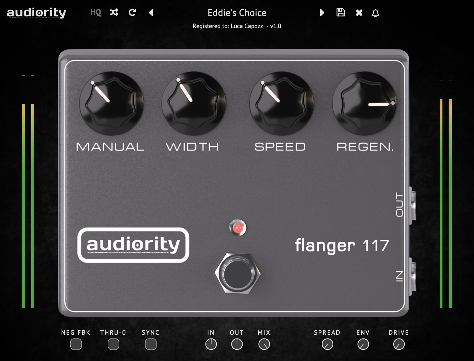 Audiority Flanger 117 复古镶边踏板 (WIN)
