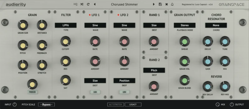 Audiority GrainSpace 颗粒混响 (WIN/MAC)-行音悦 - XYY