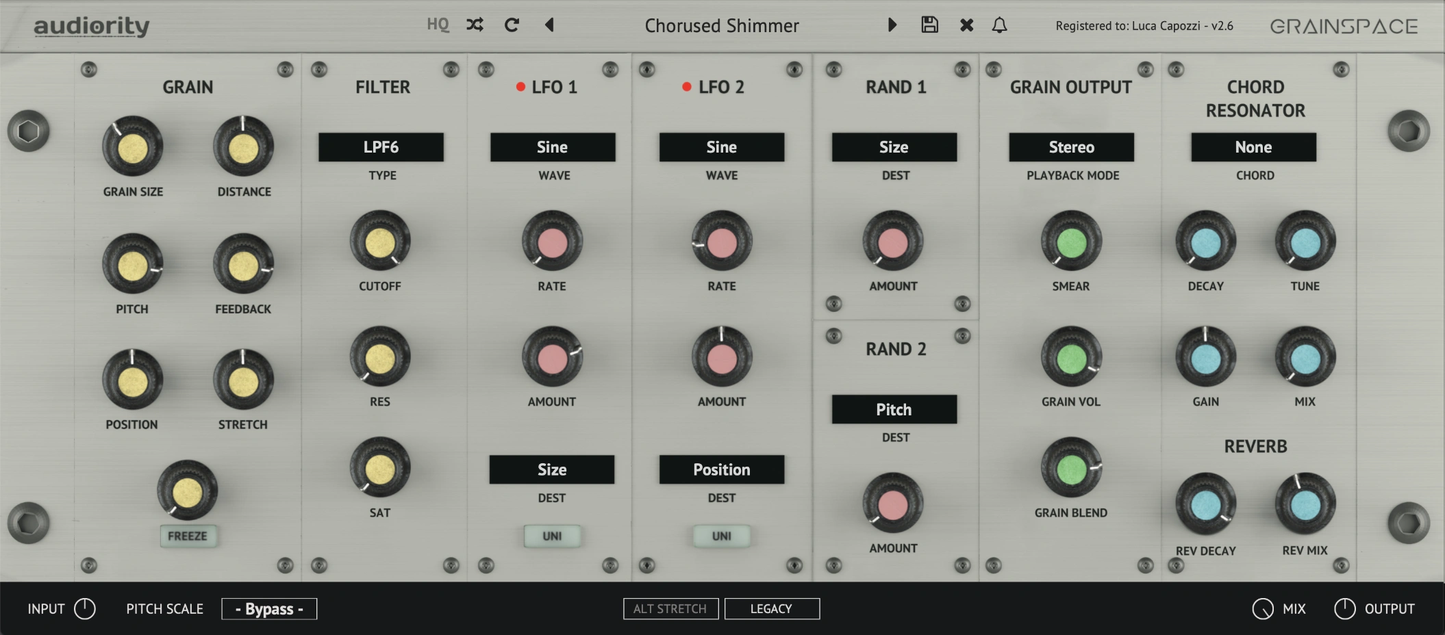 Audiority GrainSpace 颗粒混响 (WIN/MAC)