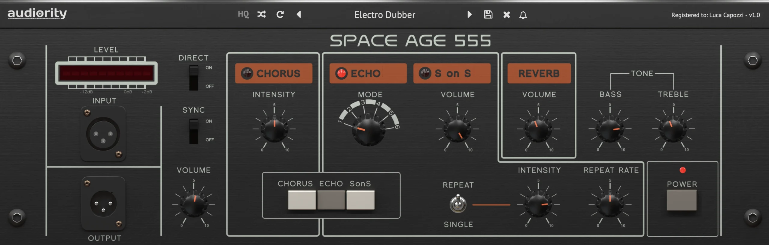 Audiority Space Age 555 复古磁带合唱回声 (WIN)