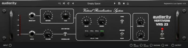 Audiority VertiVerb VRS23 BBD 回声混响 (WIN)-行音悦 - XYY