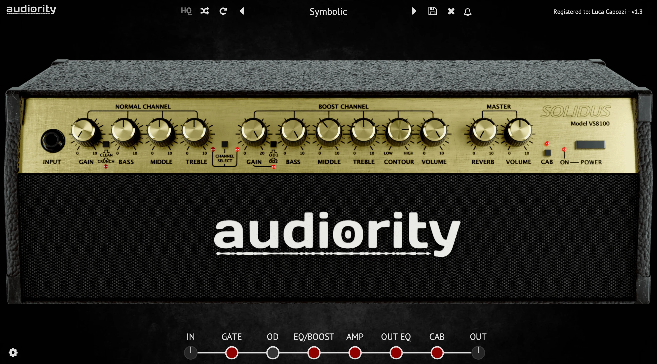 Audiority Solidus VS8100 晶体管音箱 VS8100 (WIN)