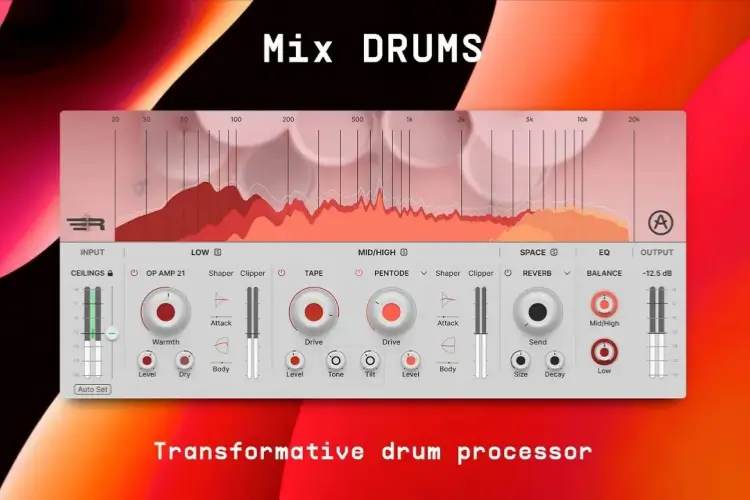 Arturia Mix DRUMS-WINMAC 1.0.0 一站式鼓混音处理器-行音悦 - XYY